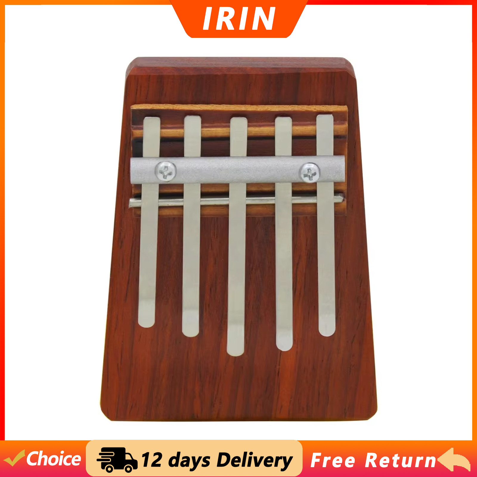 Musical Instrument Keyboard - IRIN Kalimba 5 Tone Thumb Piano