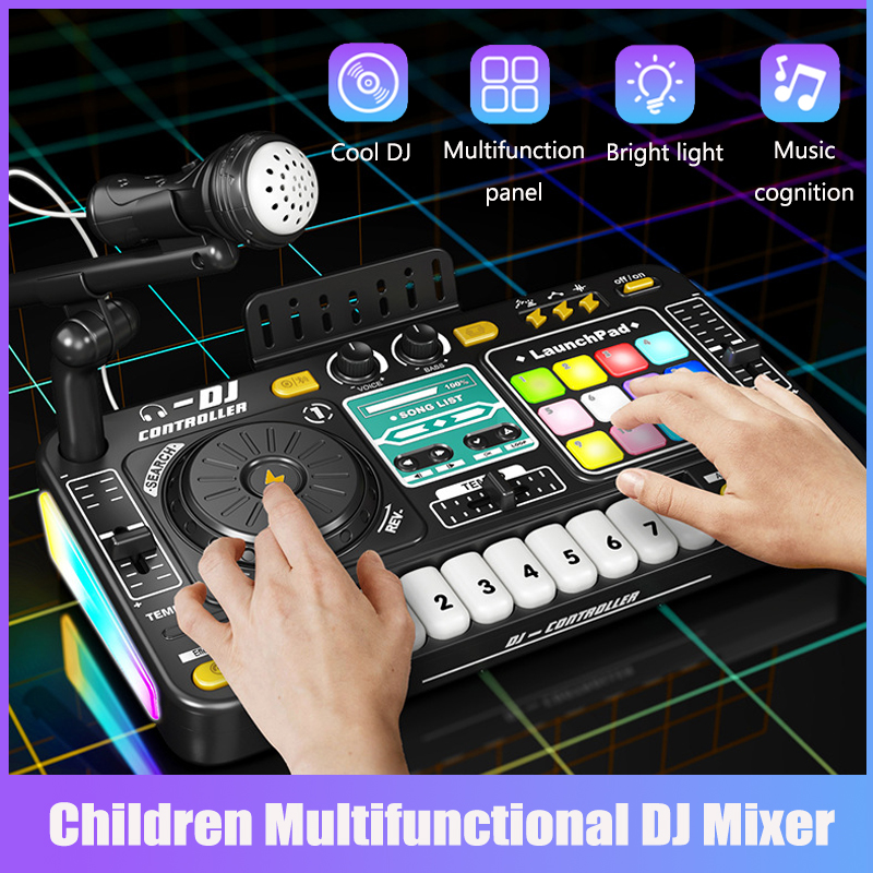 Musical Instrument Keyboard - DJ Mixing Toys for Children Multi-functional