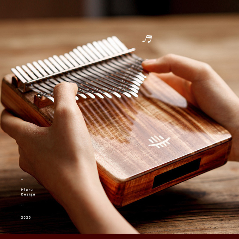 A Musical Instrument With Keys - Hluru Kalimba 17 Keys with Hole