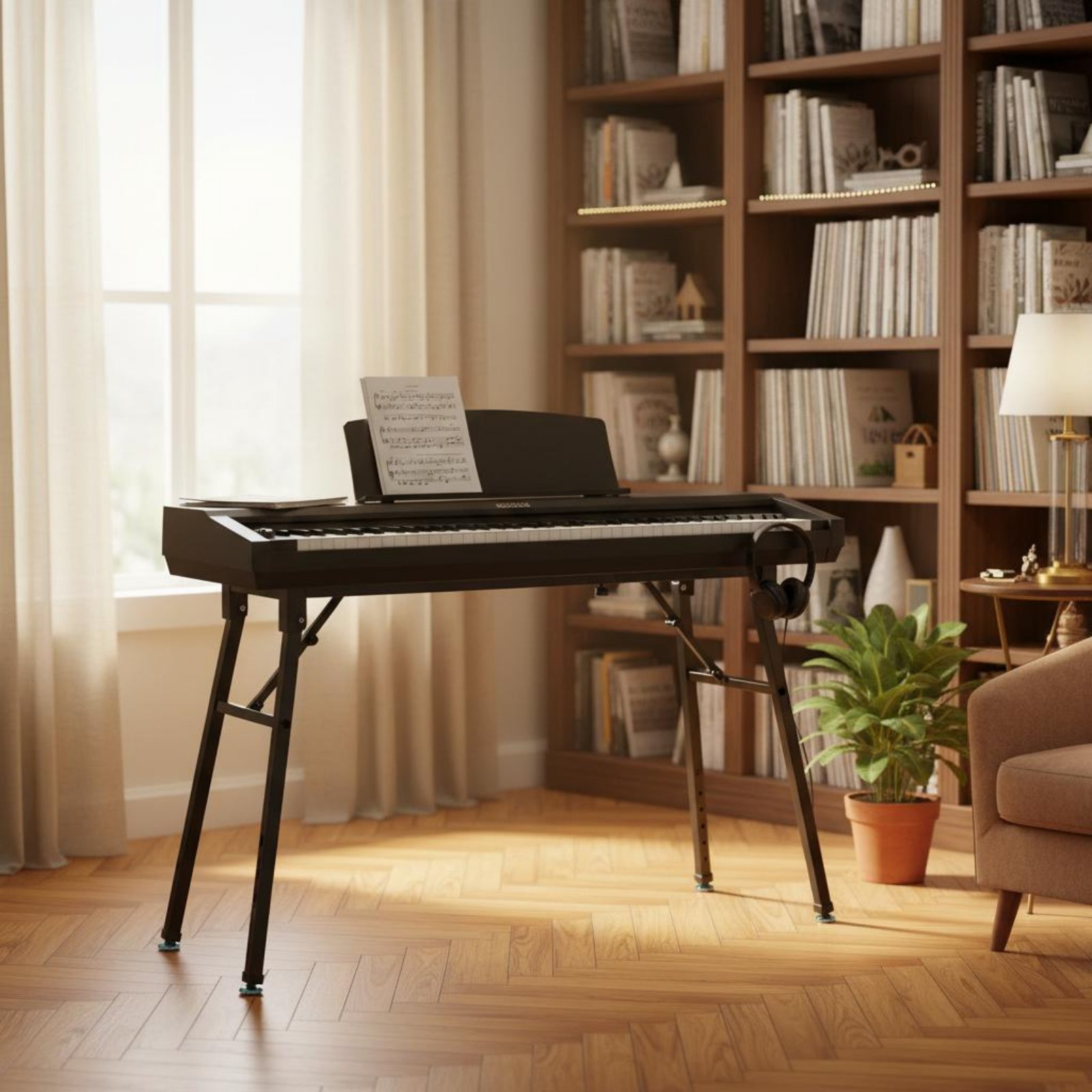 Folding Keyboard Stand Portabl - Musical Instrument Keyboard recension och pris