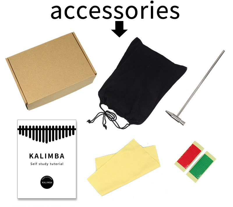 Colorful 21 Key Kalimba Kids C - Musical Instrument Keyboard recension och pris