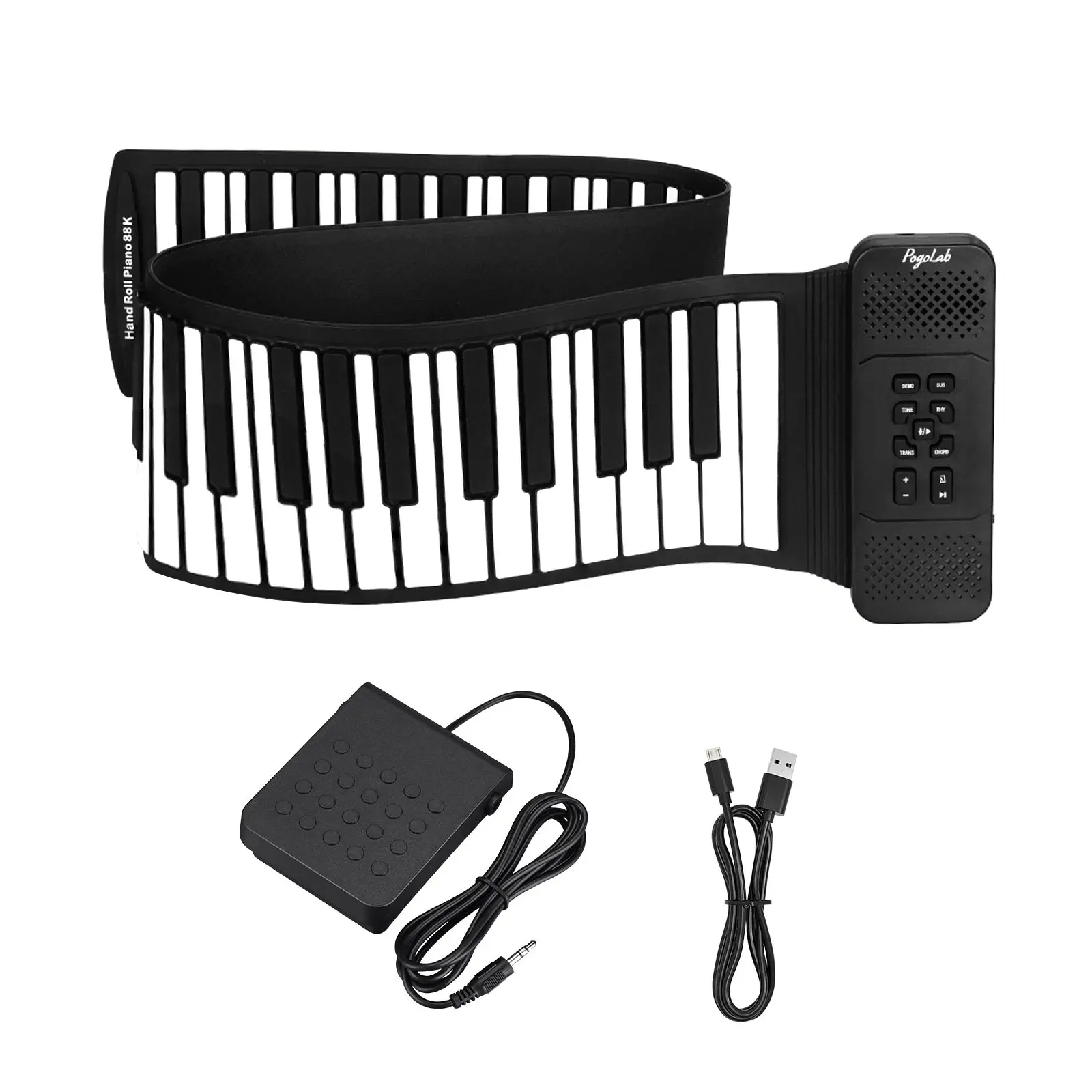Pogolab 88 Keys Hand Roll Up P - Musical Instrument Keyboard recension och pris