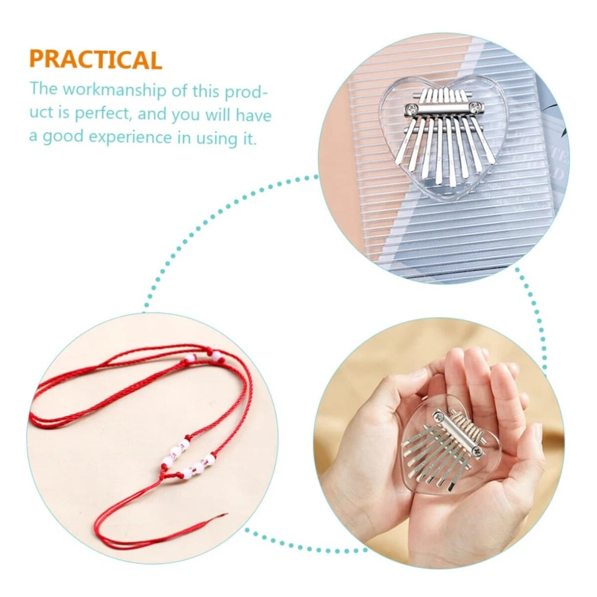 Miwayer 8 Keys Mini Kalimba Ra - A Musical Instrument With Keys recension och pris