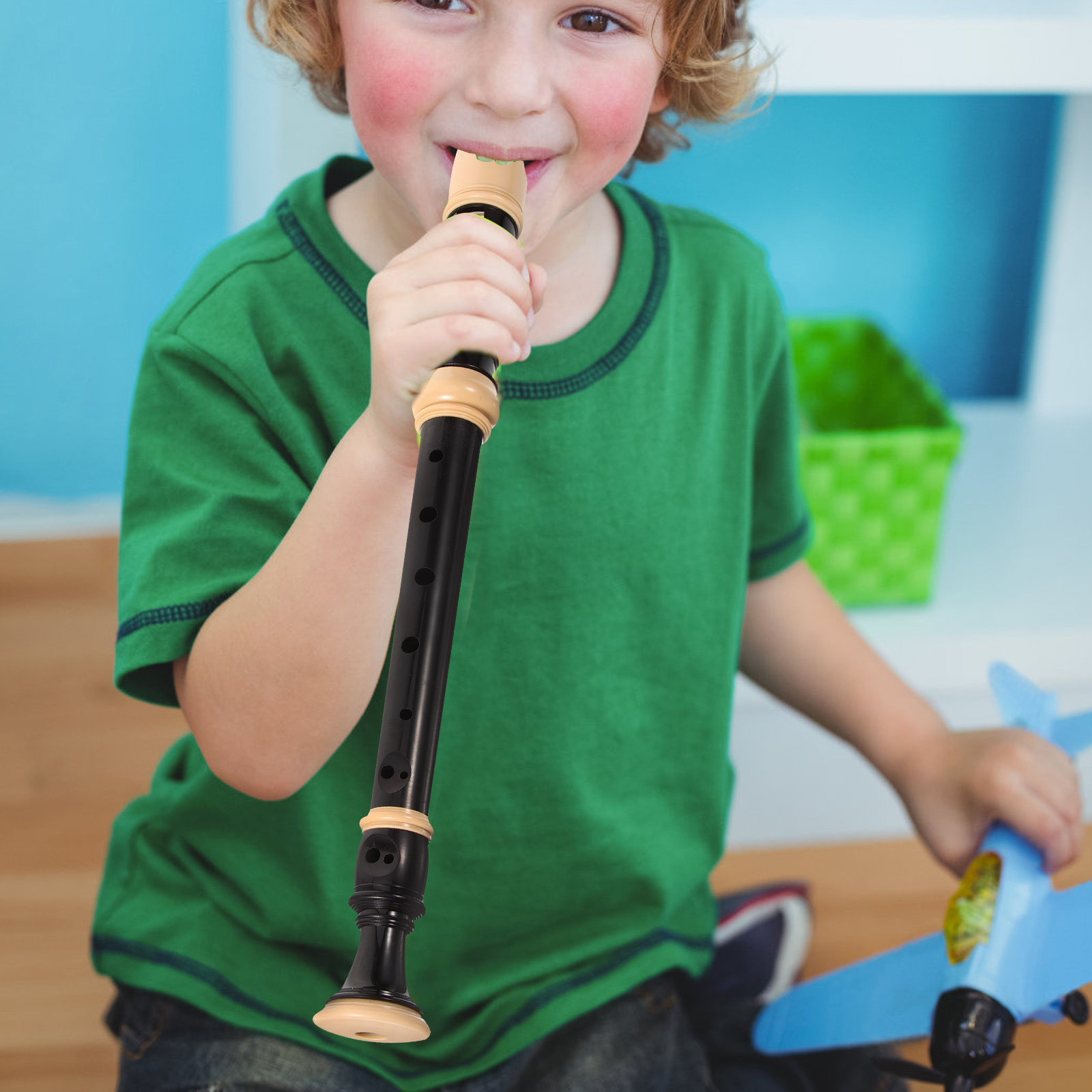 1Set German 8 Hole Soprano Rec - Soprano Recorder Plastic recension och pris