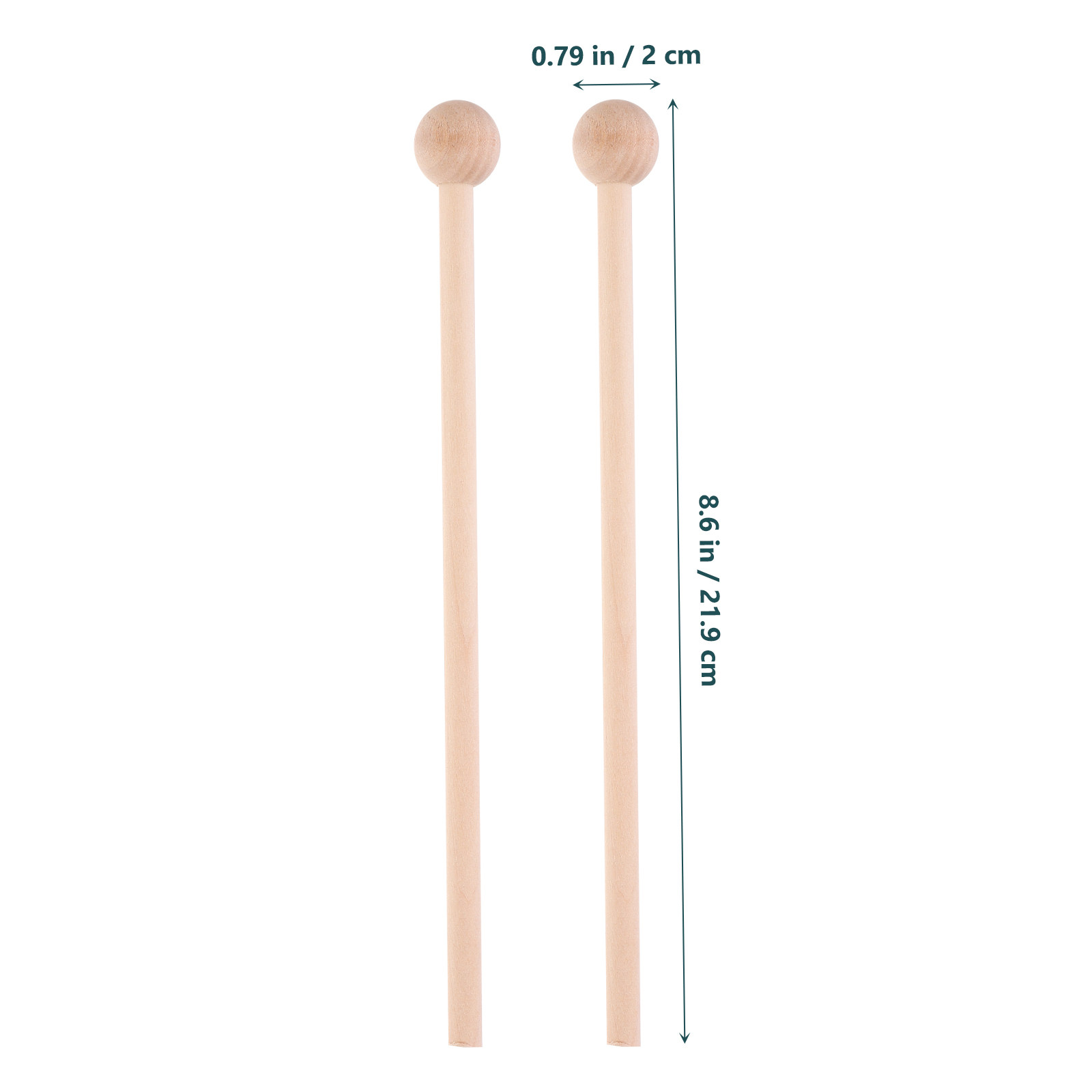 6Pcs Wood Mallets Percussion S - Musical Instrument Ending In A recension och pris