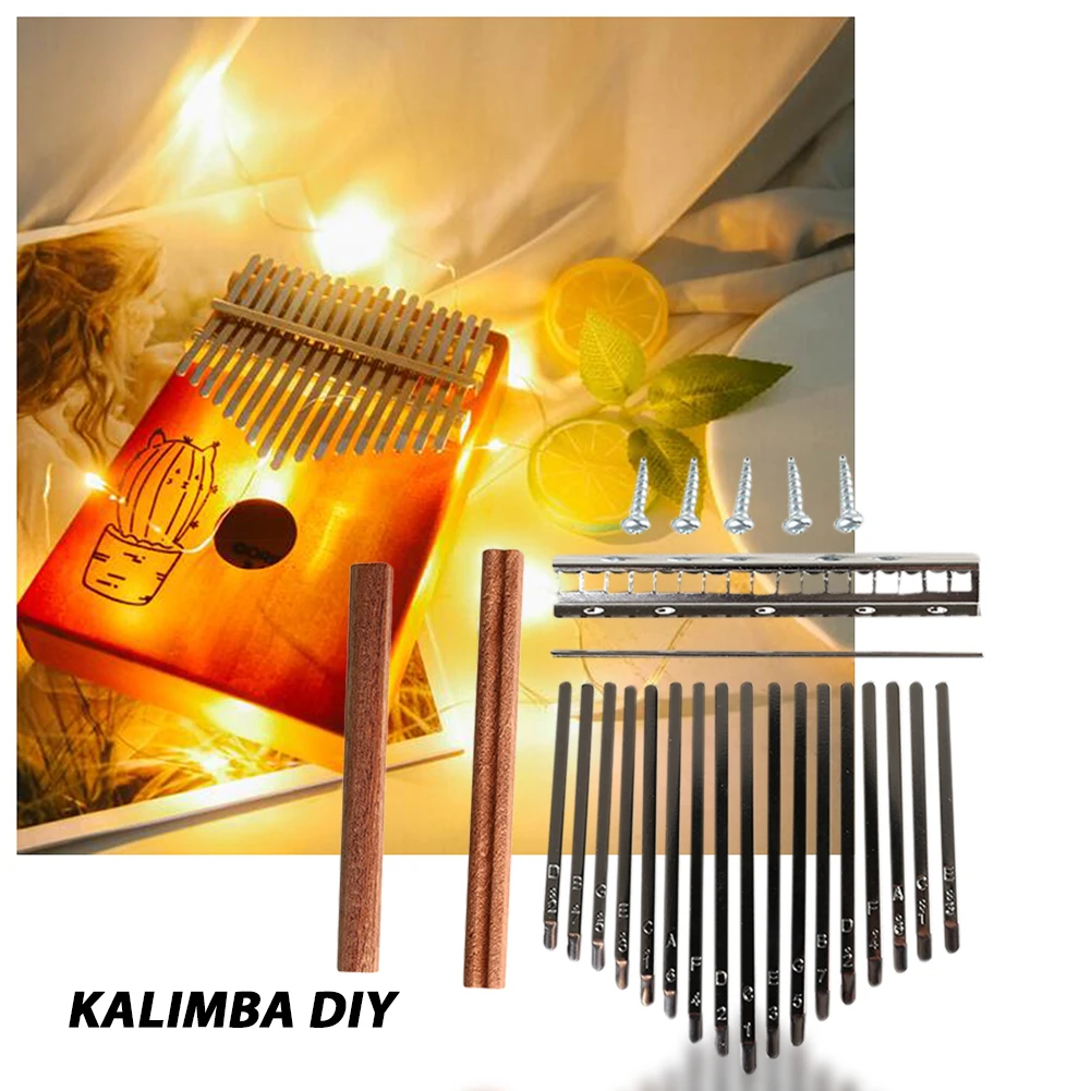 DIY 17 Tone Kalimba Keys Tines - A Musical Instrument With Keys recension och pris