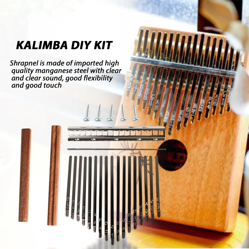 DIY 17 Tone Kalimba Keys Tines - A Musical Instrument With Keys recension och pris