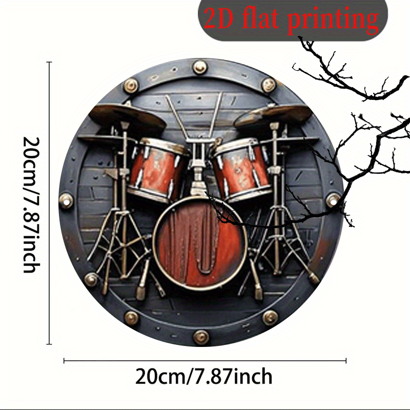 2D Flat, 1pc, 20.32x20.32 cm 2 - Musical Instrument Sign recension och pris