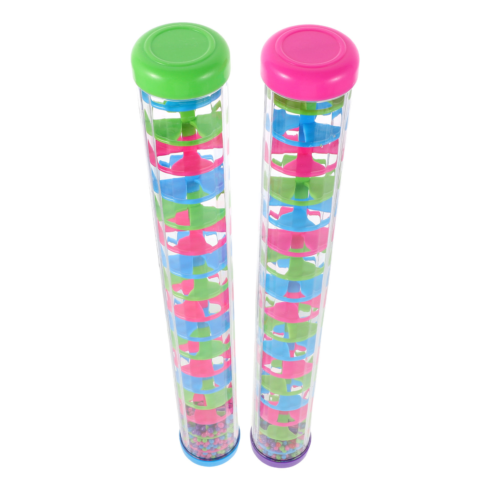 2Pcs Rain Stick Spiral Musical - Rain Stick Percussion recension och pris