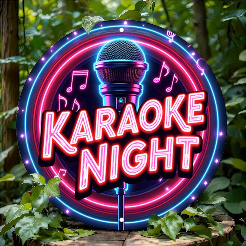 2D LED Neon Sign Karaoke Night - Musical Instrument Sign recension och pris