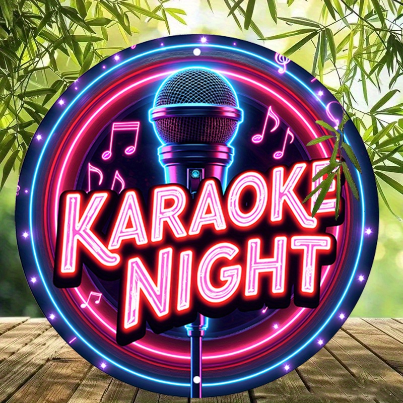2D LED Neon Sign Karaoke Night - Musical Instrument Sign recension och pris