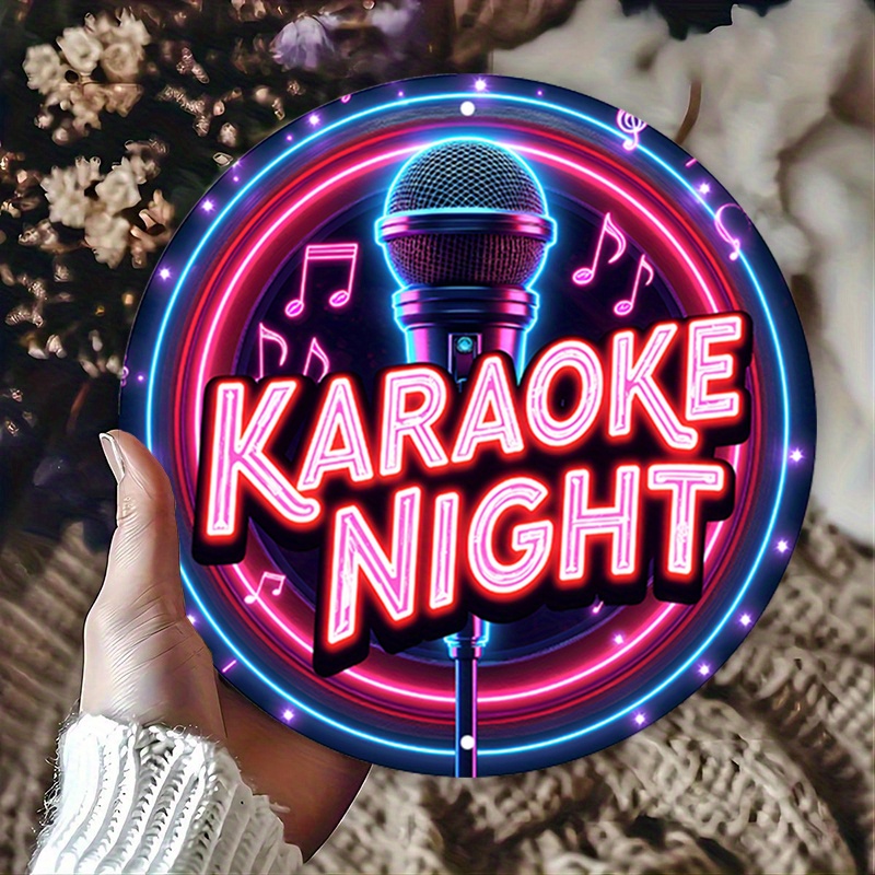 2D LED Neon Sign Karaoke Night - Musical Instrument Sign recension och pris