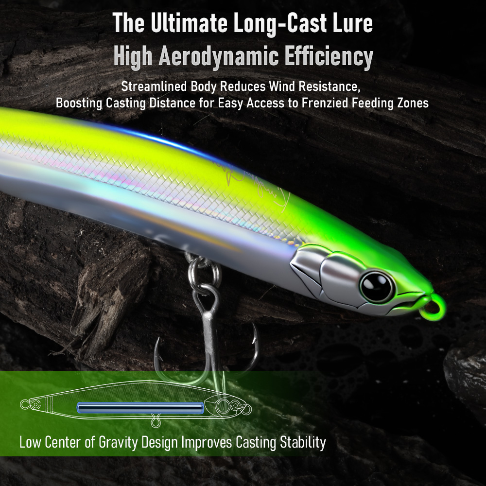 Kingdom Pencil Fishing Lure 10 - Rain Stick Percussion recension och pris