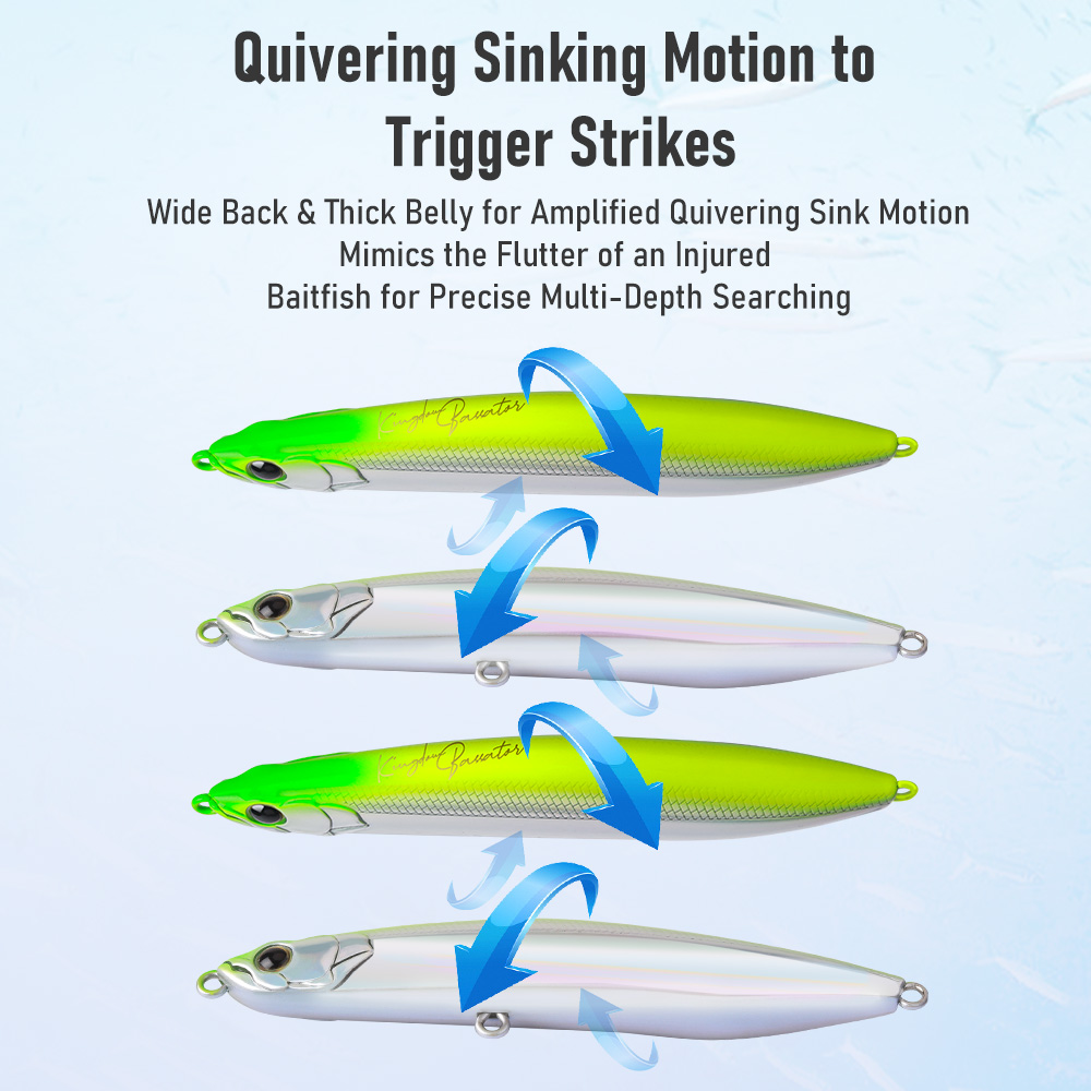 Kingdom Pencil Fishing Lure 10 - Rain Stick Percussion recension och pris