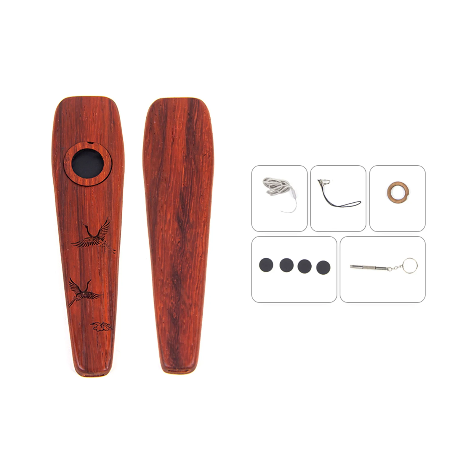 2025 New Wooden Kazoo Gift Set - Musical Instrument Kazoo recension och pris