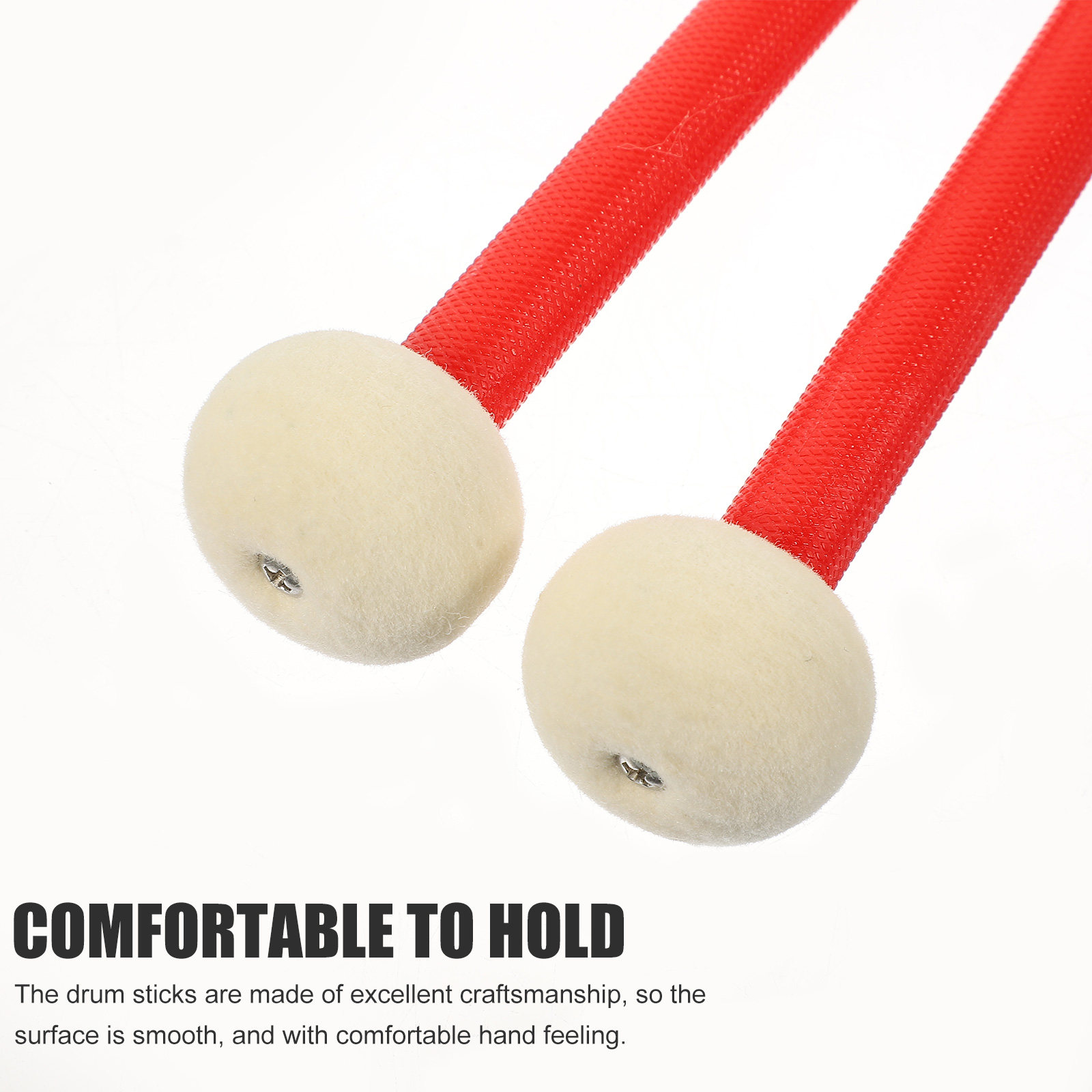 1Pair Double-End Drumsticks Pr - Musical Instrument Ending In A recension och pris